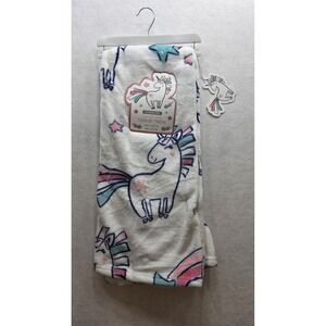 Avery Cynthia Rowley Unicorn Theme Throw Blanket. 40"x50" New With Tags